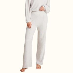 Barefoot Dreams Cream Straight Leg Pants